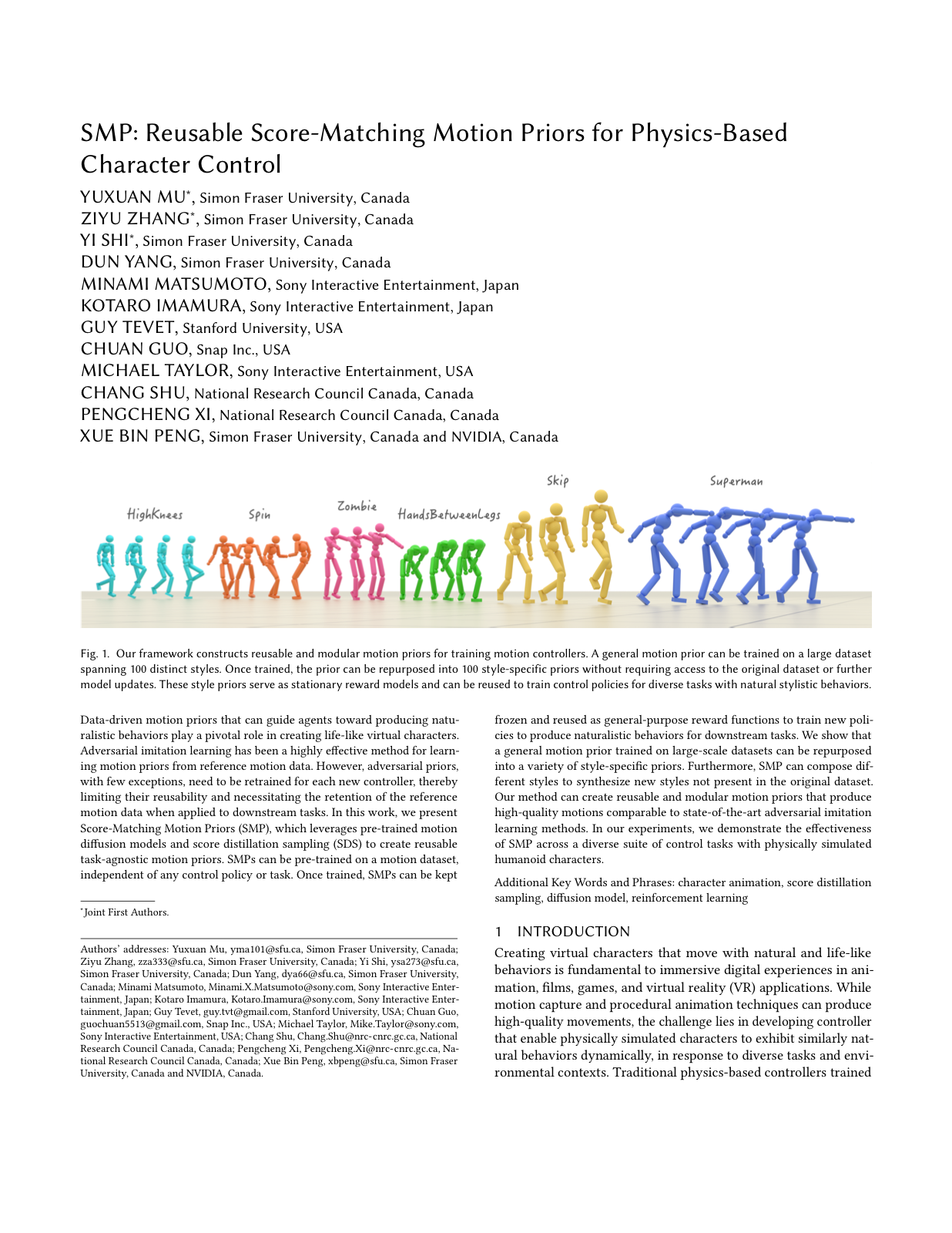 Cover of the SMP paper